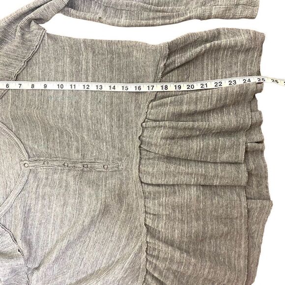 FREE People Coastline Thermal Peplum Top - Picture 8 of 8